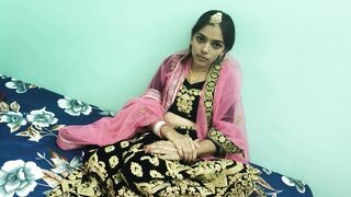 Newly Married Indian Couple First Night Sex Huge Cum on Face Big Cock