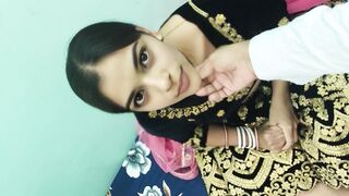 Newly Married Indian Couple First Night Sex Huge Cum on Face Big Cock
