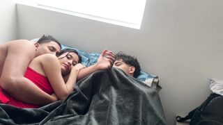 I share a bed with my husband and his friend and it ends up fulfilling my dream fantasy. SEX FROM THE CUCKOLD.