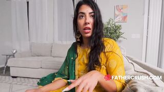 Desi Step Daughter Gets A Sticky Load