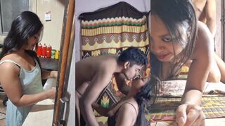 Cute Indian Desi Beautiful Stepsister Huge Cock Sex with Dirty talk Part -01