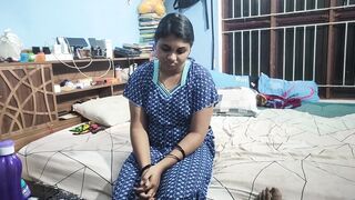 Mallu lazy wife sex with husband, Sharun Raj doing sex with vaishnavy, Mallu couple hot sex, Mallu lazy wife hot sex with talk