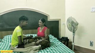 Indian Bengali stepmom has hot rough sex with teen stepson! With clear audio