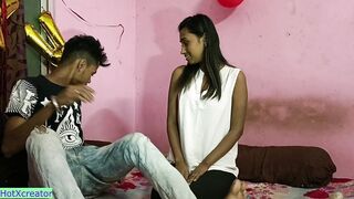 Girlfriend allow her BF for fucking hot Houseowner Aunty!! Hindi Reality Sex