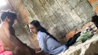 Desi girlfriend's vigorous pussy fucked