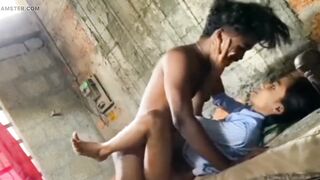 Desi girlfriend's vigorous pussy fucked