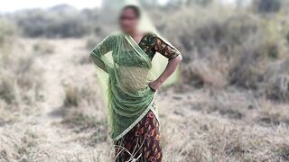 Indian desi village girl fucked for gift in jungle, outdoor jungal sex hindi audio HD