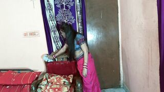 Indian hot beautiful Bengali bhabhi hardcore fucking with her husband's friend