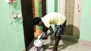 Village girl Deluwara sex with Paint Warker part 1