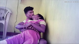 Indian village house wife romantic hot kissing