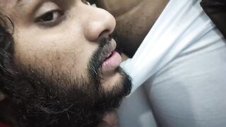 Boy seduce his work mate girl friend and sex in bedroom while no one in his house