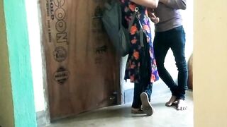 Girl in tuition real video with her friend