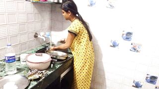 Indian girl has hard sex in kitchen Mumbai