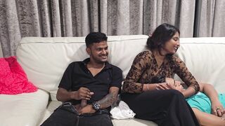 Boy behind Indian sex scene shakes his cock in front of girls