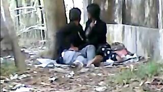 Homeless couple fuck