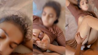 Please Fuck Me Slowly slowly Your dick is very Big, Beautiful girl fucked by her bf Clear Hindi Audio