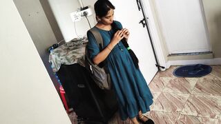 Desi Indian College girl tight pussy fuck in oyo GF BF Xxx, Desi indian leaked MMS college girl sex