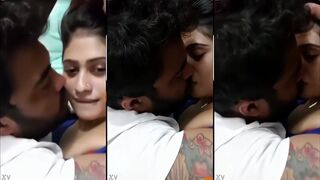 desi wife kissing and romance