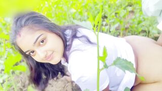 Desi beautiful Village sali sex in jungle With her jija, Hot sali fuck first time in jungle xxx Viral video