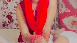 Desi village step sis sucking step bro penis after marriage