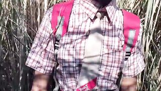 School uniform desi village college girl fucked in the forest