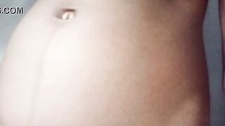 Desi punjabi girl getting necked alone