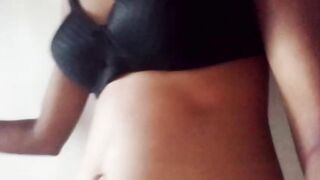 Desi punjabi girl getting necked alone